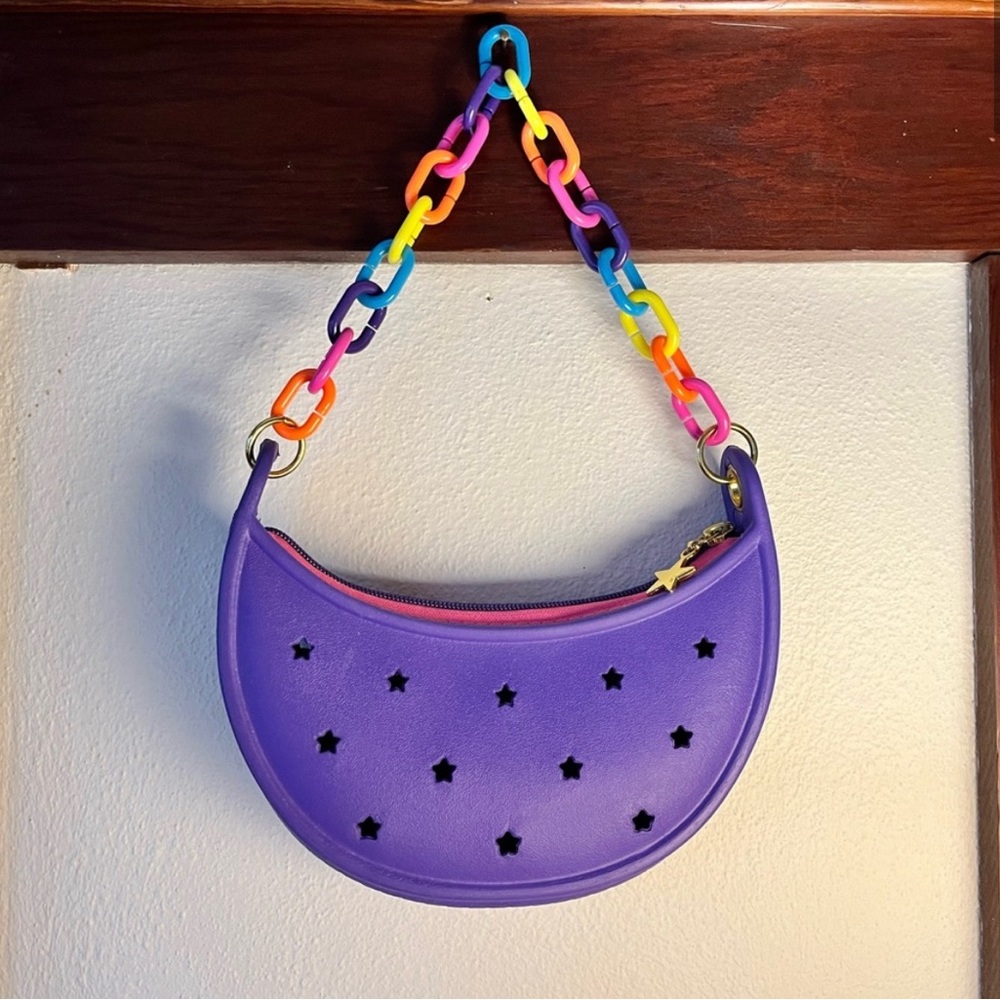 Crocs Purple Mini Shoulder Bag